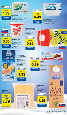 Tesco supermarkety od 14.1. do 20.1.2026