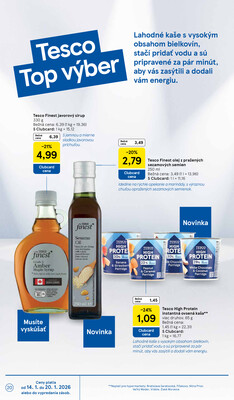Tesco malé hypermarkety od 14.1. do 20.1.2026