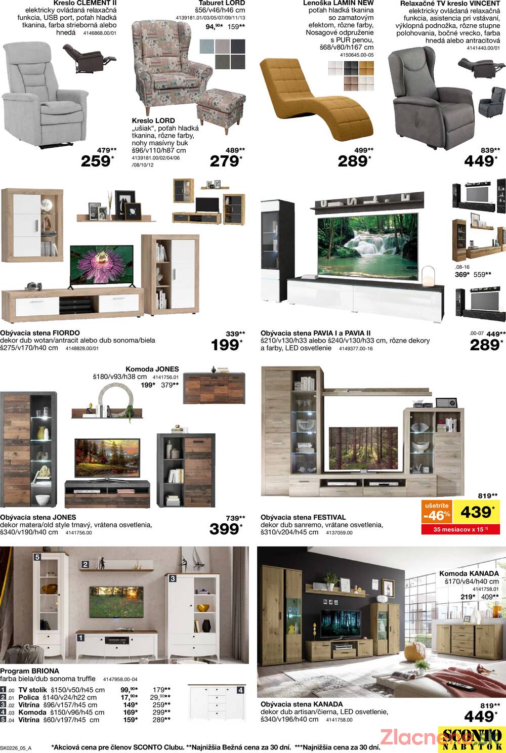 Sconto nábytok od 21.1. do 10.2.2026