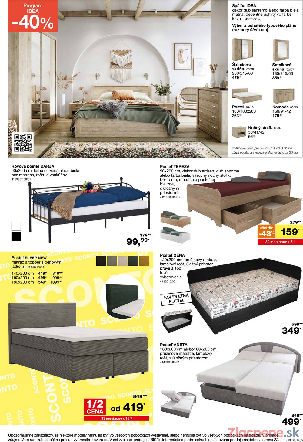 Sconto nábytok od 21.1. do 10.2.2026
