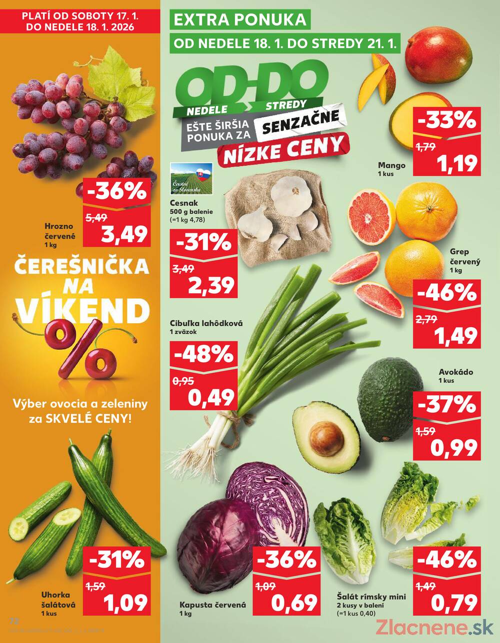 Kaufland 15.1. - 21.1. - Kaufland Poprad - Jiřího Wolkera