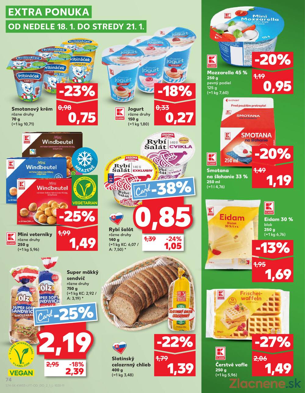 Kaufland 15.1. - 21.1. - Kaufland Poprad - Jiřího Wolkera