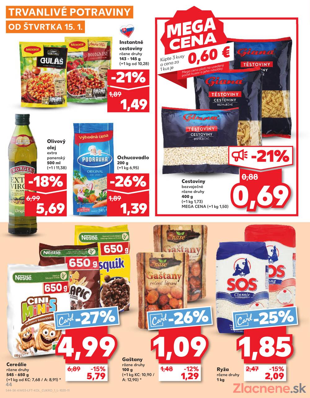 Kaufland 15.1. - 21.1. - Kaufland Prešov - Sídlisko 3