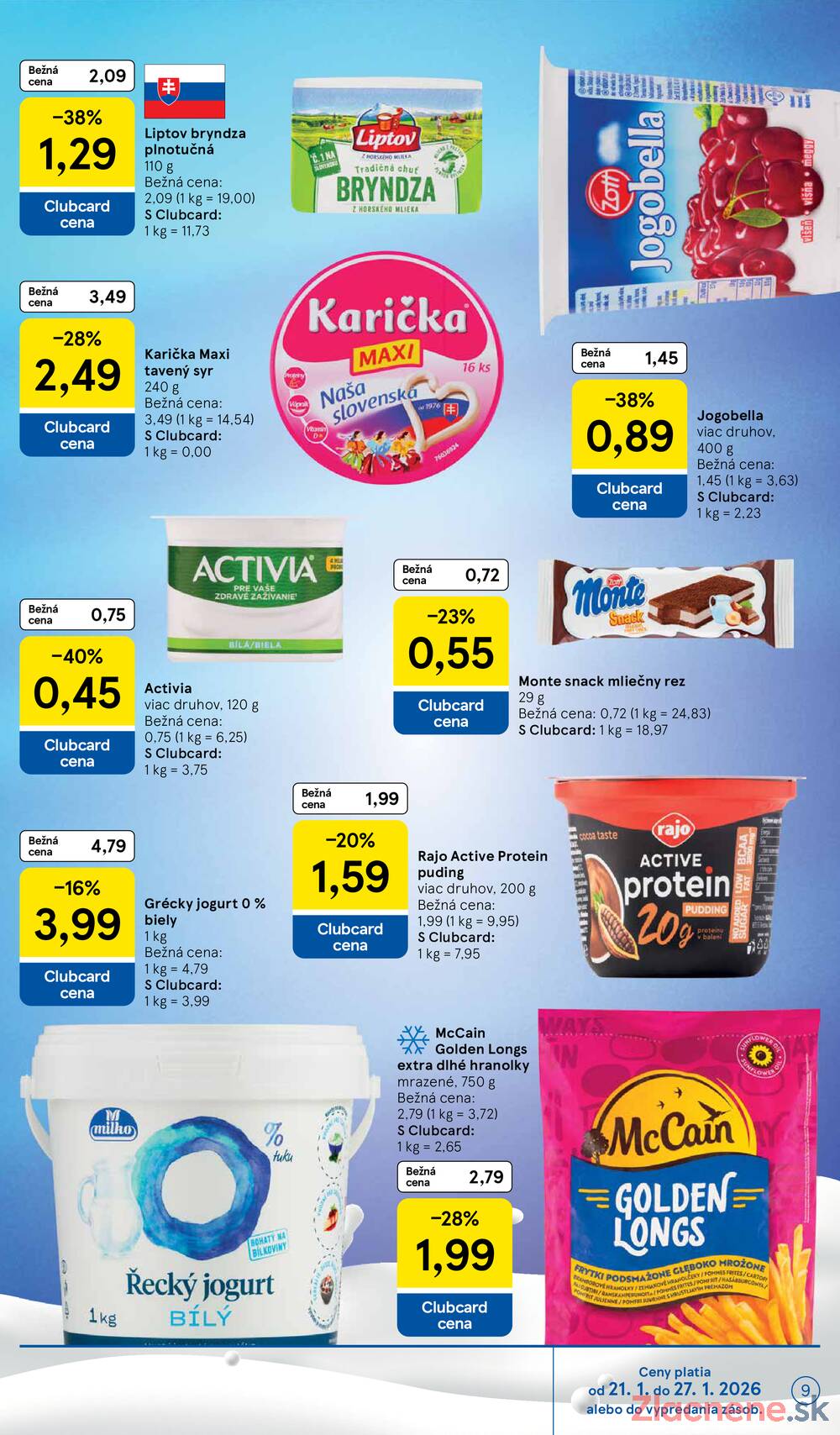 Tesco supermarkety od 21.1. do 27.1.2026