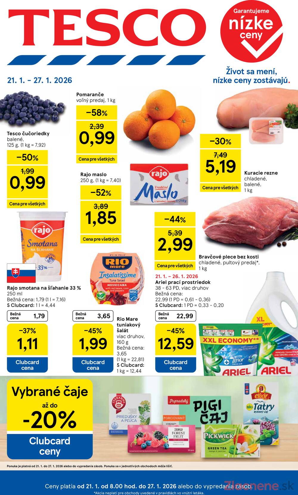 Tesco malé hypermarkety od 21.1. do 27.1.2026