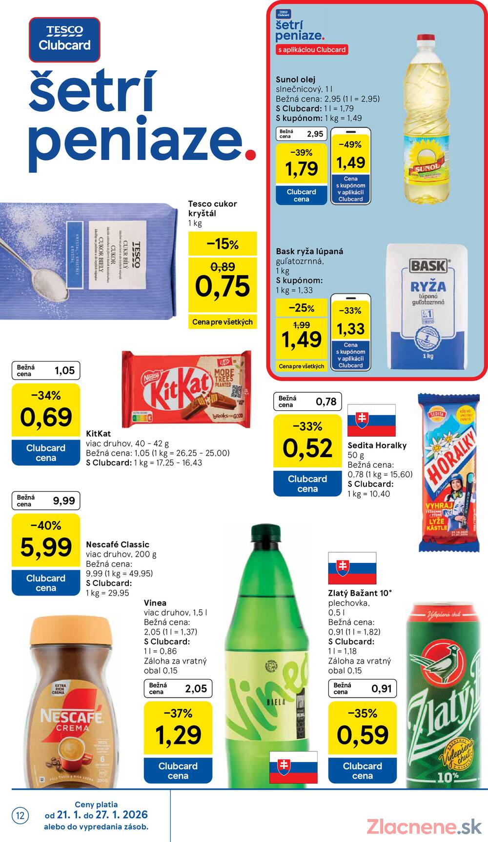 Tesco malé hypermarkety od 21.1. do 27.1.2026