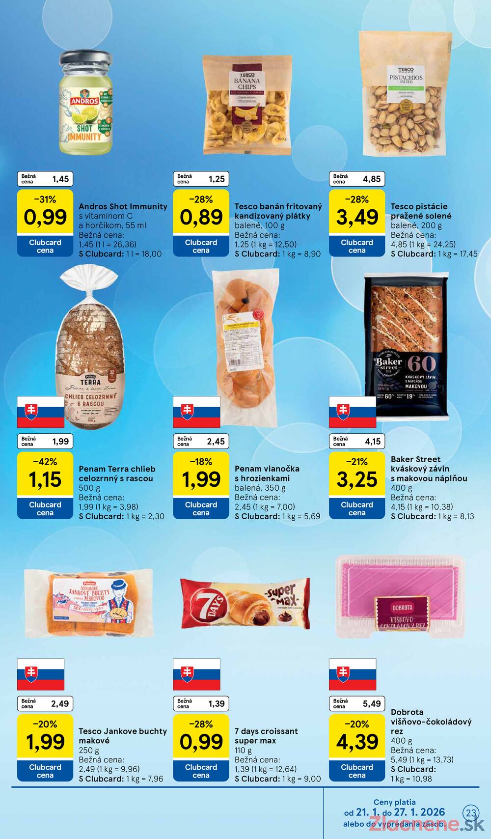 Tesco malé hypermarkety od 21.1. do 27.1.2026