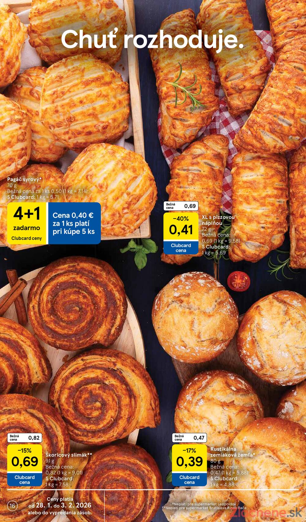 Tesco supermarkety od 28.1. do 3.2.2026