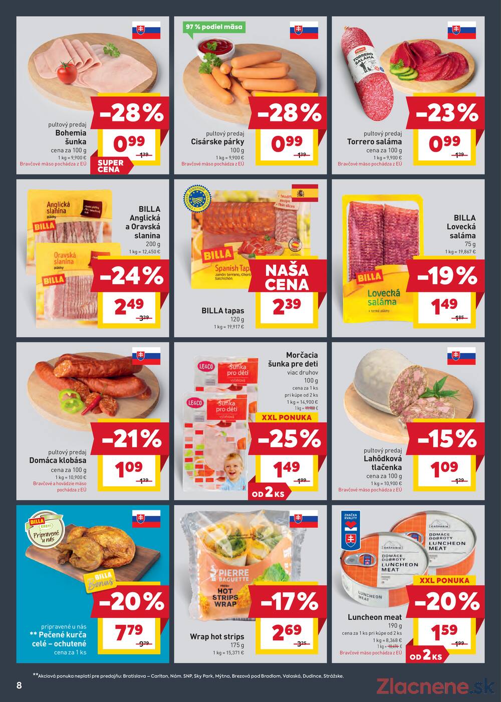 BILLA od 28.1. do 3.2.2026