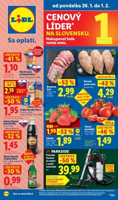 Leták Lidl 26.1. - 1.2.