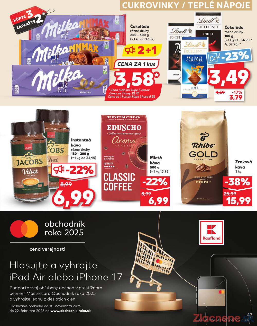 Leták Kaufland - Kaufland 29.1. - 4.2. - Kaufland Bratislava - Podunajské Biskupice - strana 47