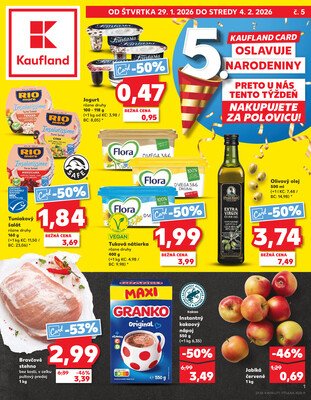 Leták Kaufland 29.1. - 4.2. - Kaufland Ružomberok