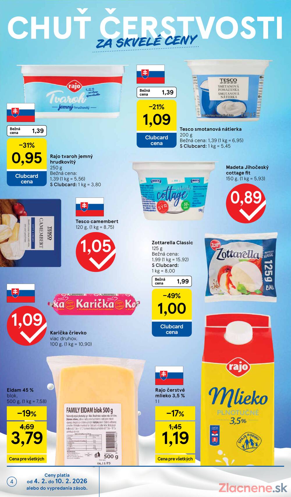 Leták Tesco - Tesco malé hypermarkety od 4.2. do 10.2.2026 - strana 4