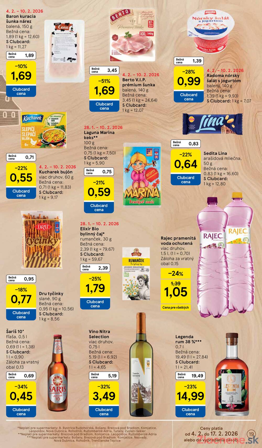 Tesco supermarkety od 4.2. do 10.2.2026