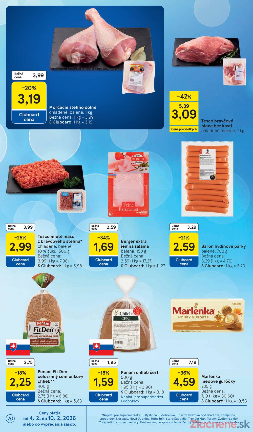 Tesco supermarkety od 4.2. do 10.2.2026