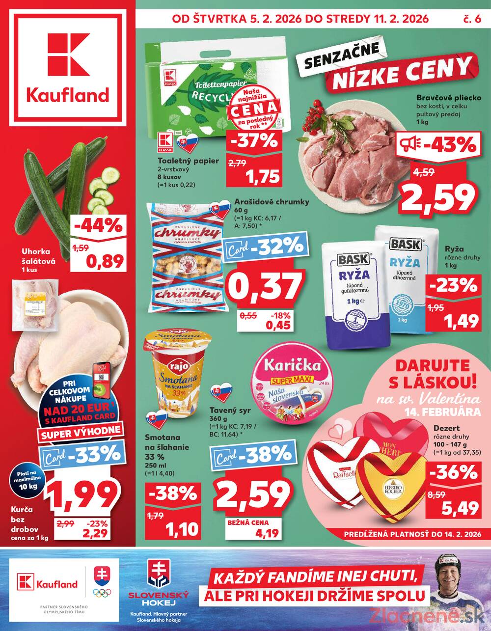 Leták Kaufland - Kaufland 5.2. - 11.2. - Kaufland Tvrdošín - strana 1