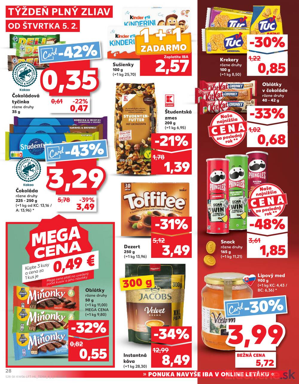 Leták Kaufland - Kaufland 5.2. - 11.2. - Kaufland Rimavská Sobota - strana 28