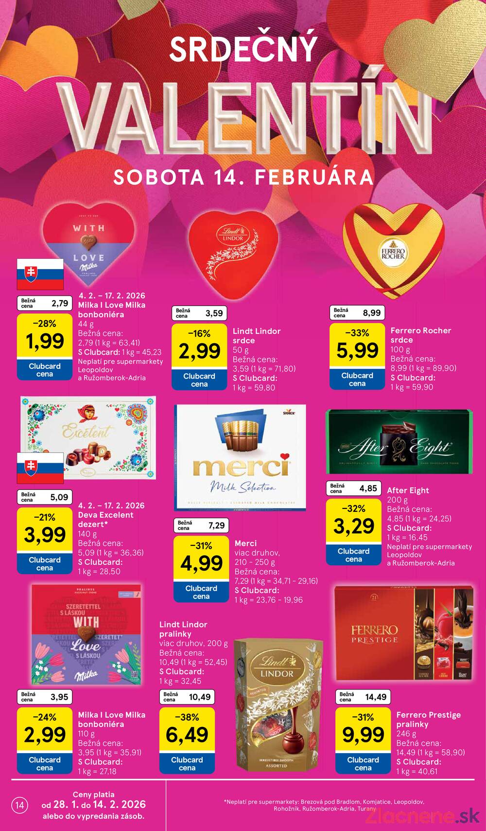Tesco supermarkety od 11.2. do 17.2.2026