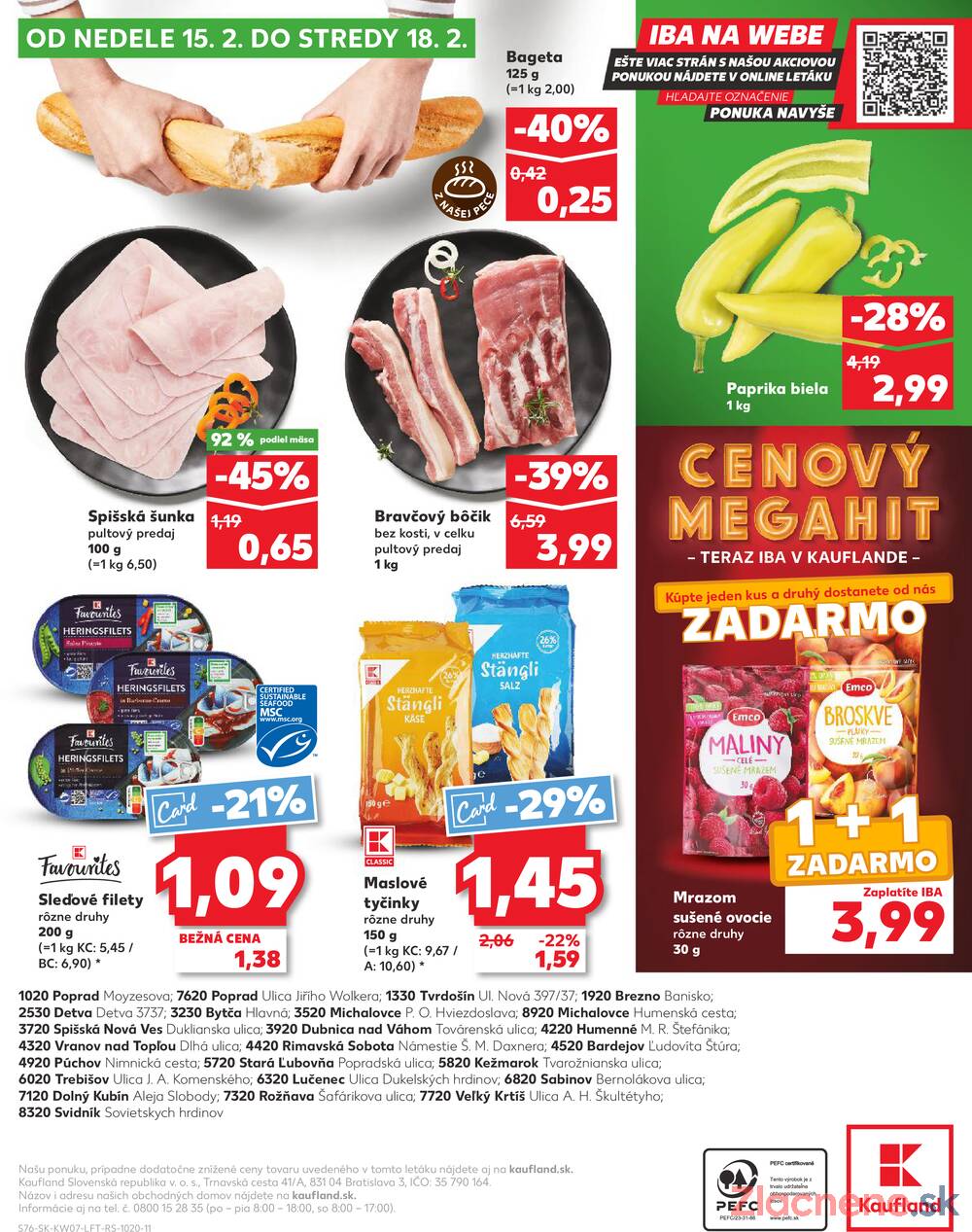 Kaufland 12.2. - 18.2. - Kaufland Bardejov
