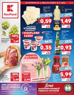 Leták Kaufland 12.2. - 18.2. - Kaufland Bardejov