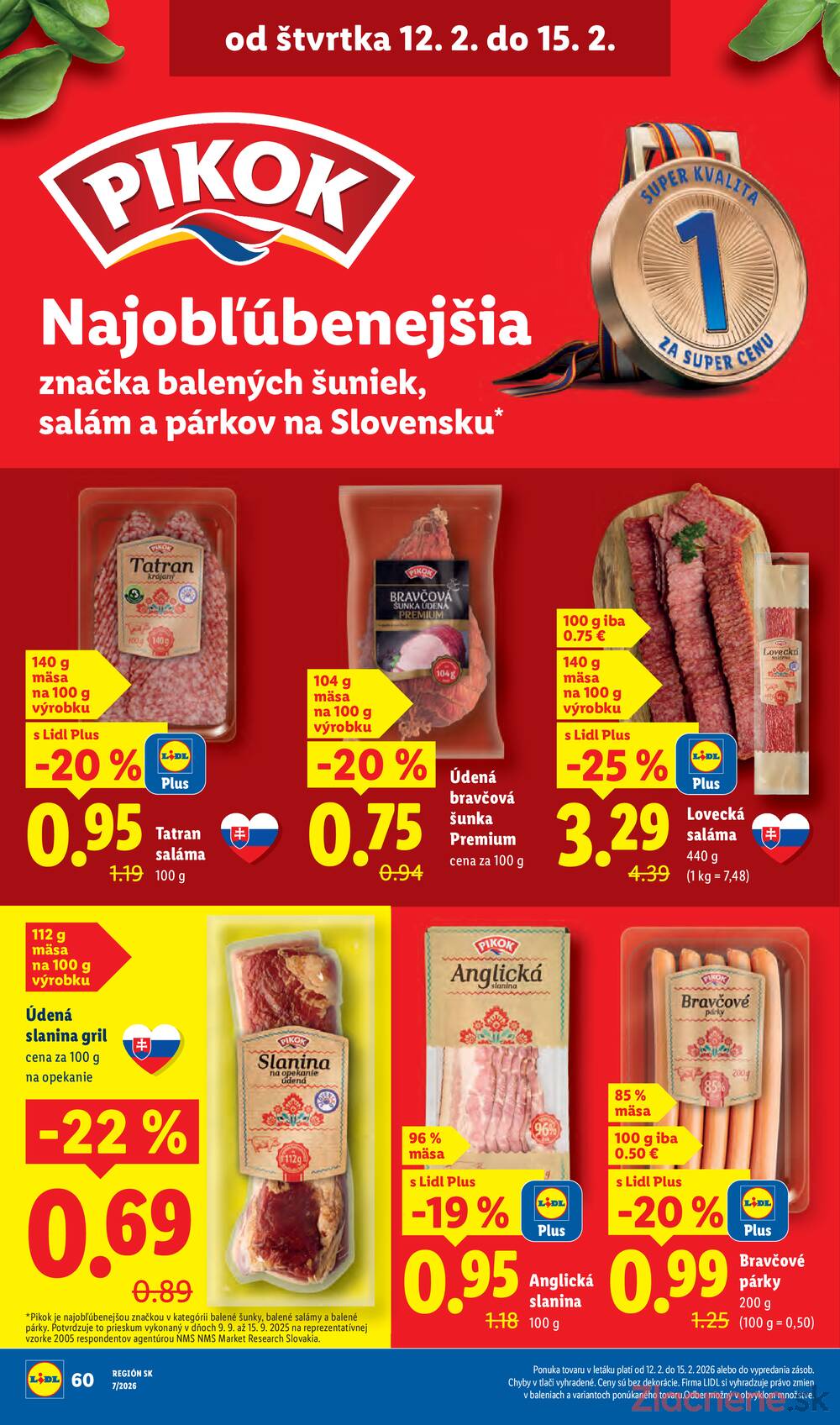 Lidl od štvrtka 12.2. - 15.2.