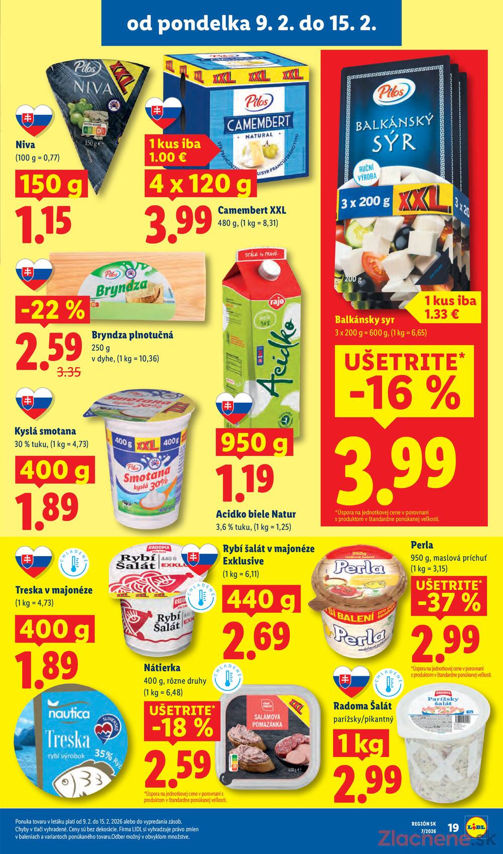 Lidl od štvrtka 12.2. - 15.2.