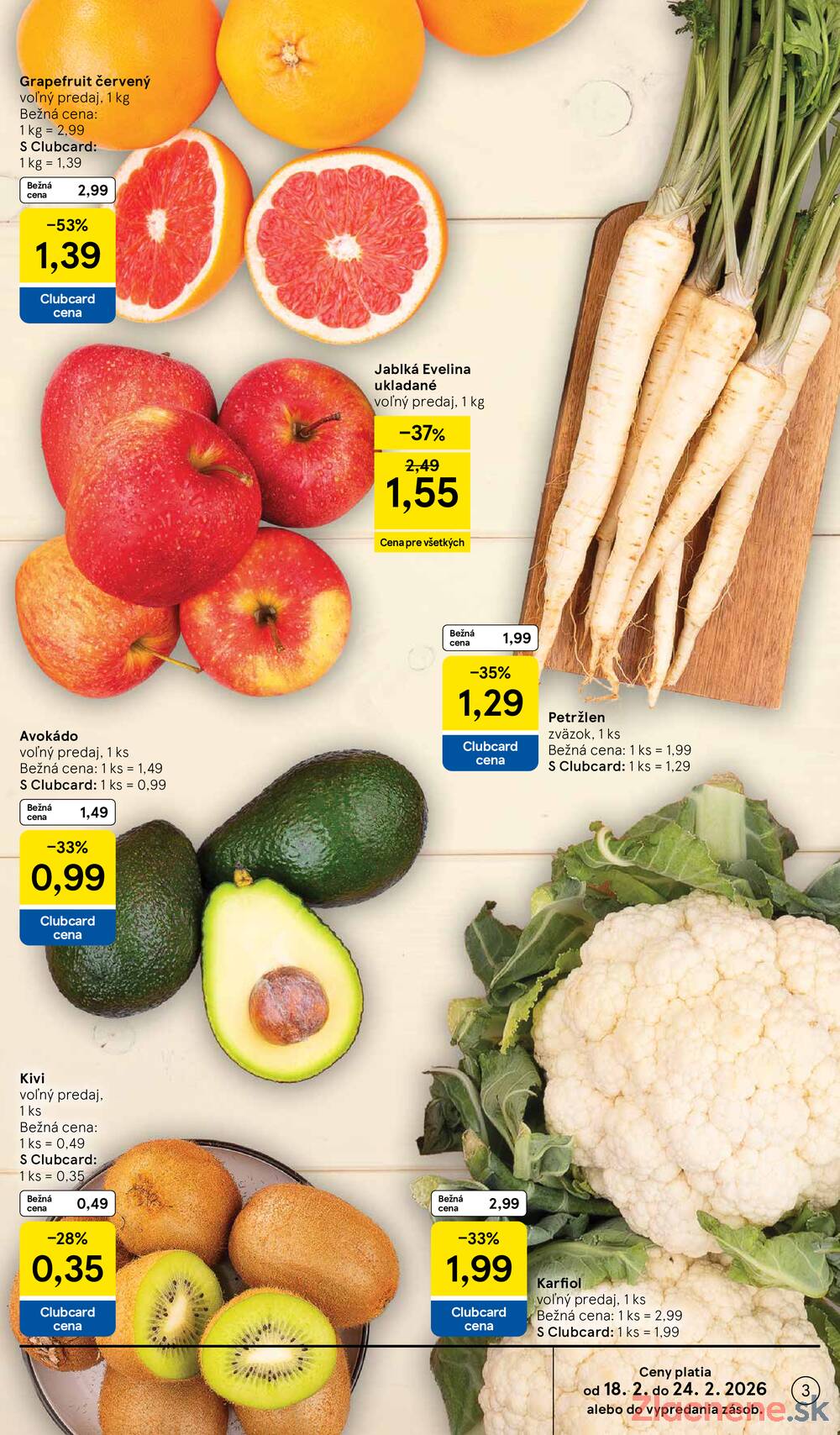 Leták Tesco - Tesco supermarkety od 18.2. do 24.2.2026 - strana 3