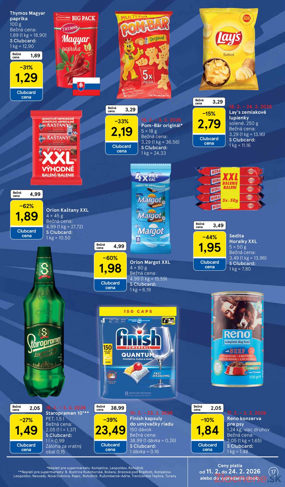 Leták Tesco - Tesco supermarkety od 18.2. do 24.2.2026 - strana 17