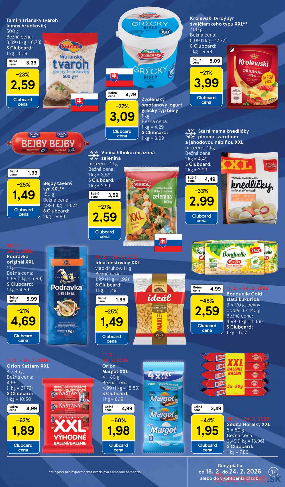 Leták Tesco - Tesco malé hypermarkety od 18.2. do 24.2.2026 - strana 17