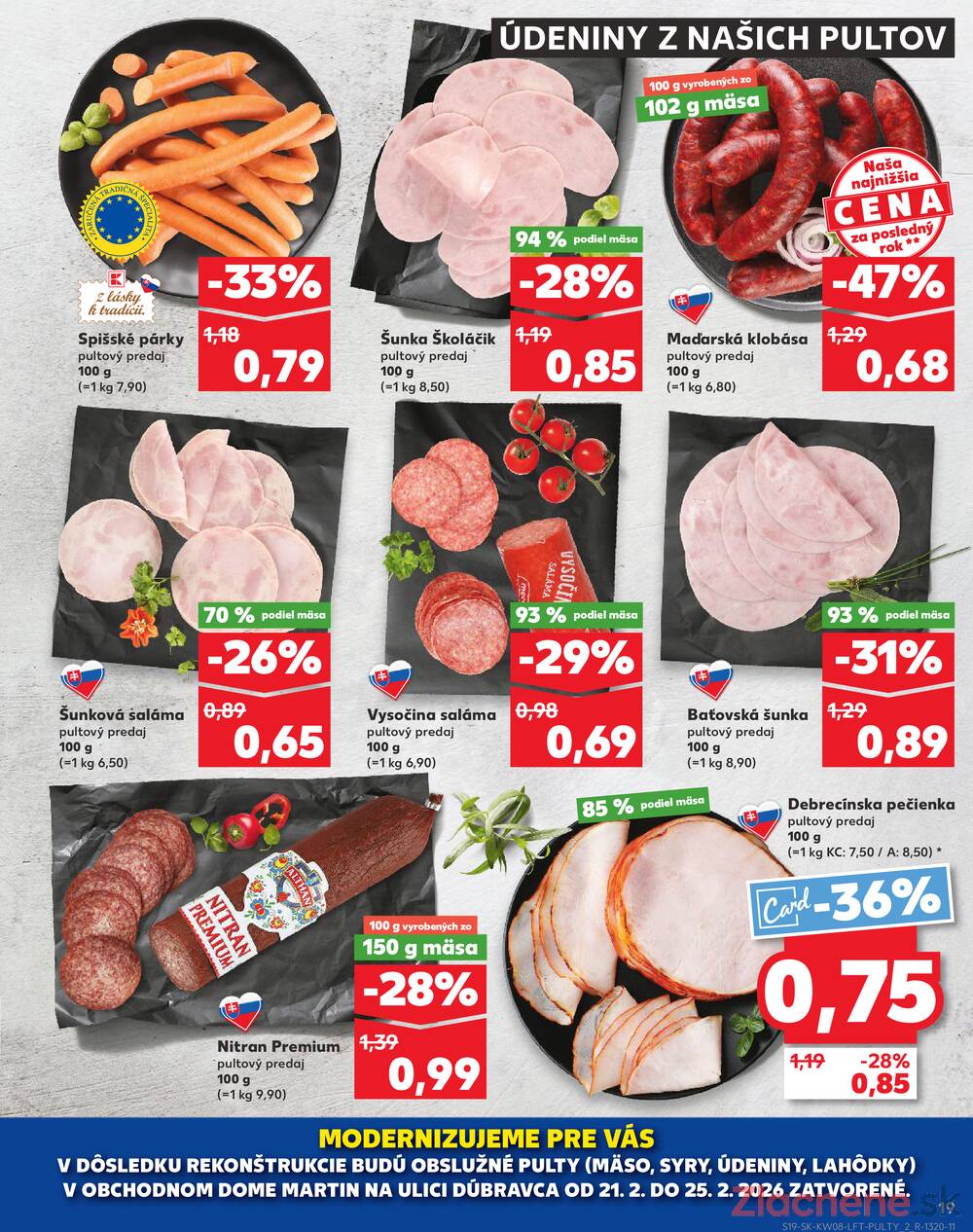 Kaufland 19.2. - 25.2. - Kaufland Ružomberok