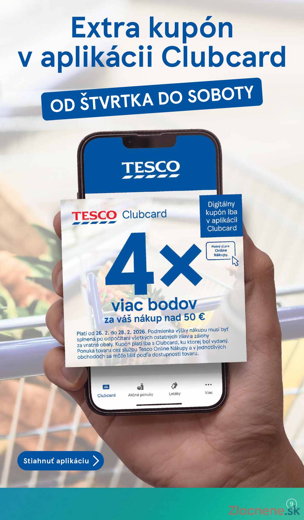 Tesco supermarkety od 25.2. do 3.3.2026