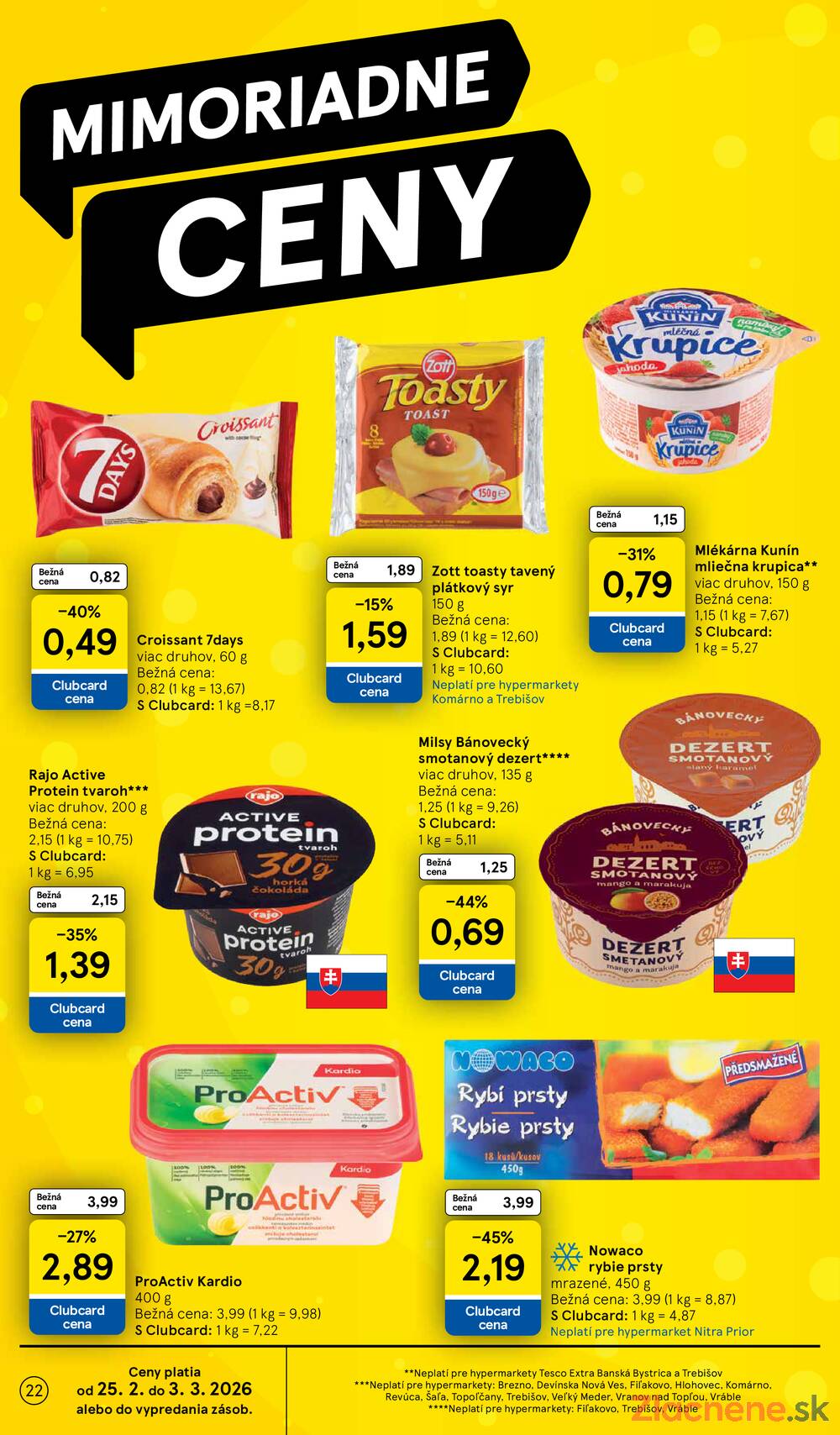 Tesco malé hypermarkety 25.2. - 3.3.