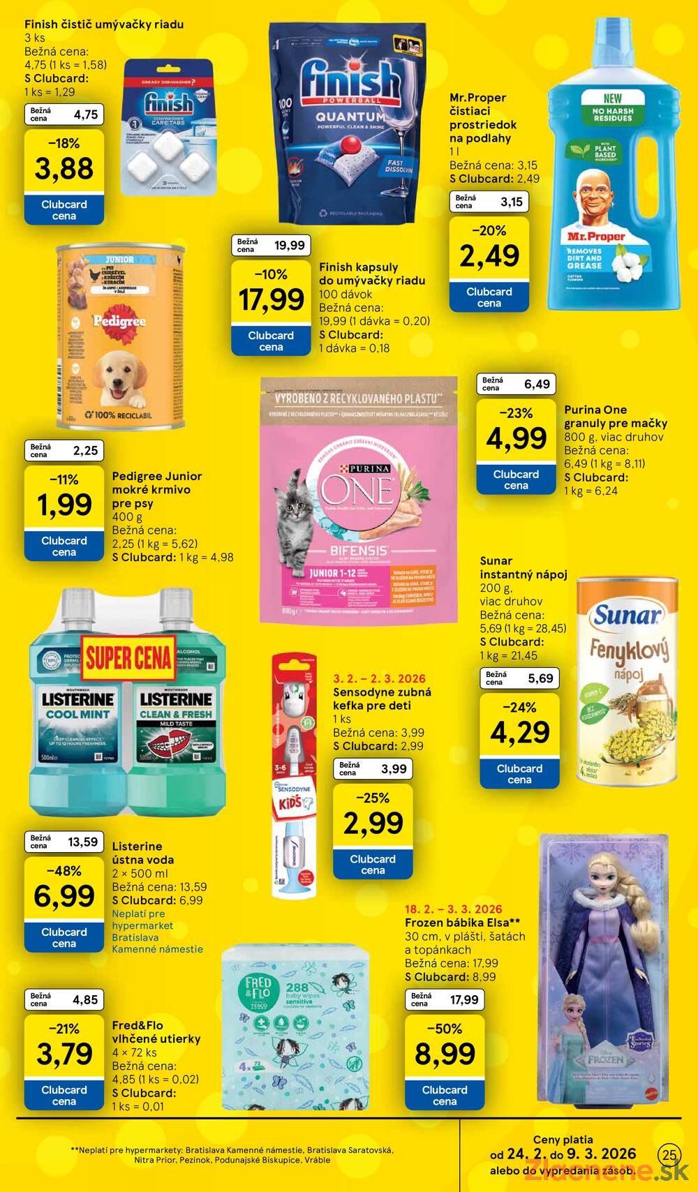 Tesco malé hypermarkety 25.2. - 3.3.