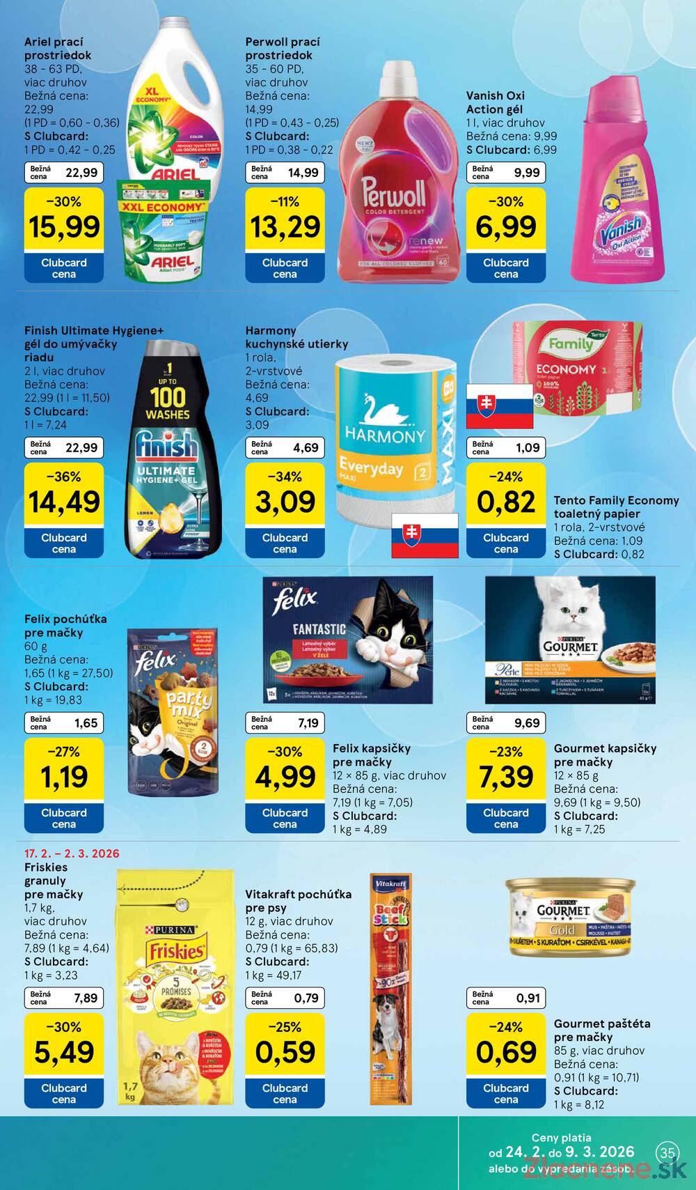 Tesco malé hypermarkety 25.2. - 3.3.