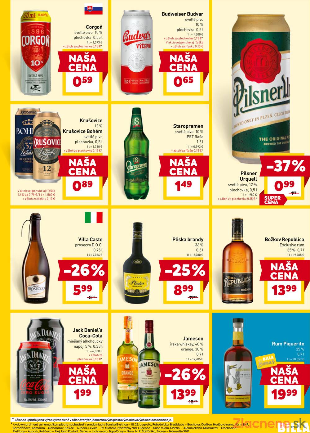 BILLA od 25.2. do 3.3.2026