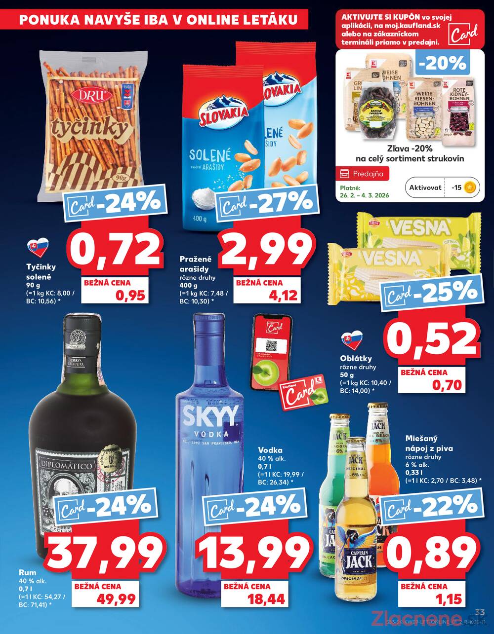 Kaufland 26.2. - 4.3. - Kaufland Tvrdošín