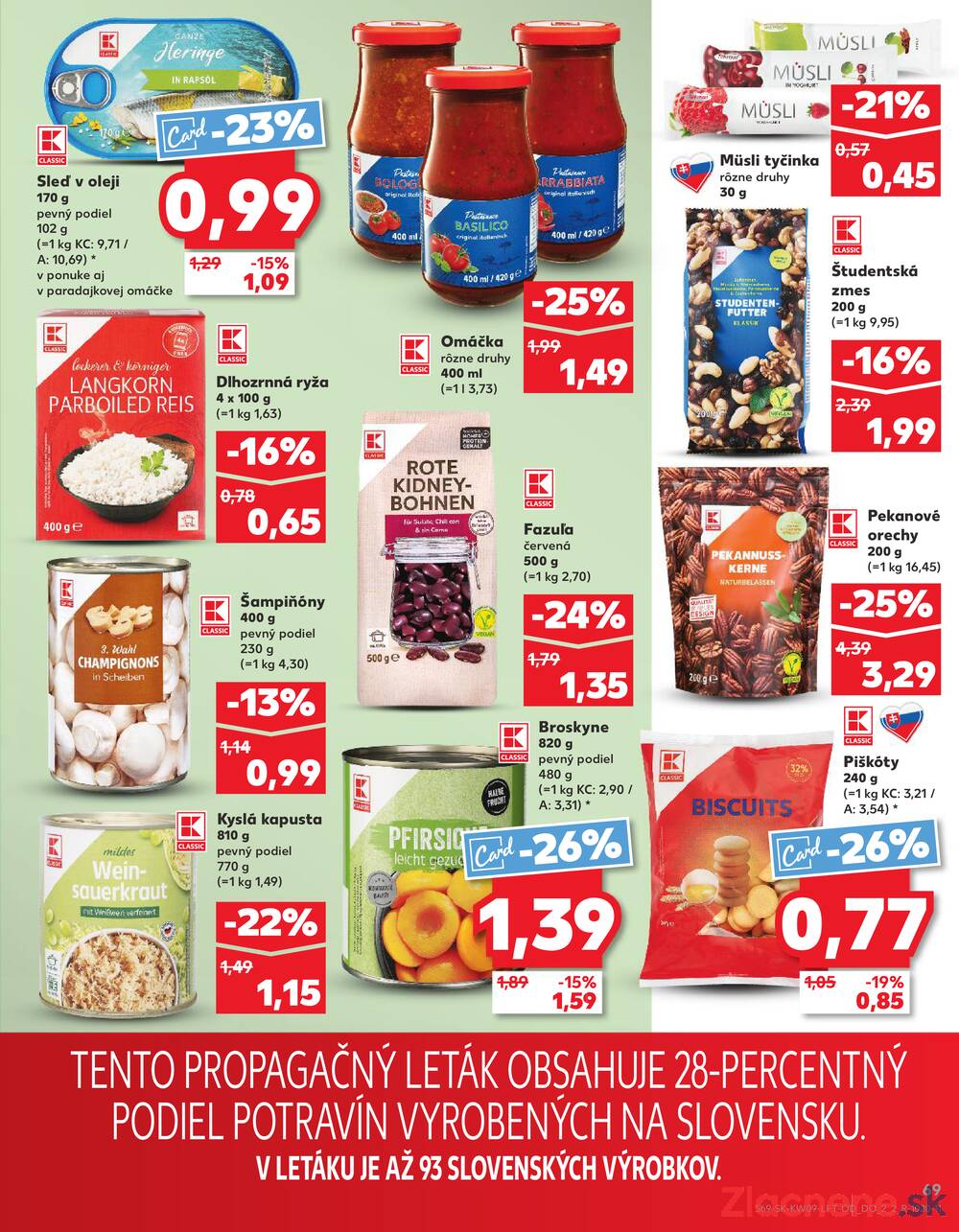 Leták Kaufland - Kaufland 26.2. - 4.3. - Kaufland Humenné - strana 69