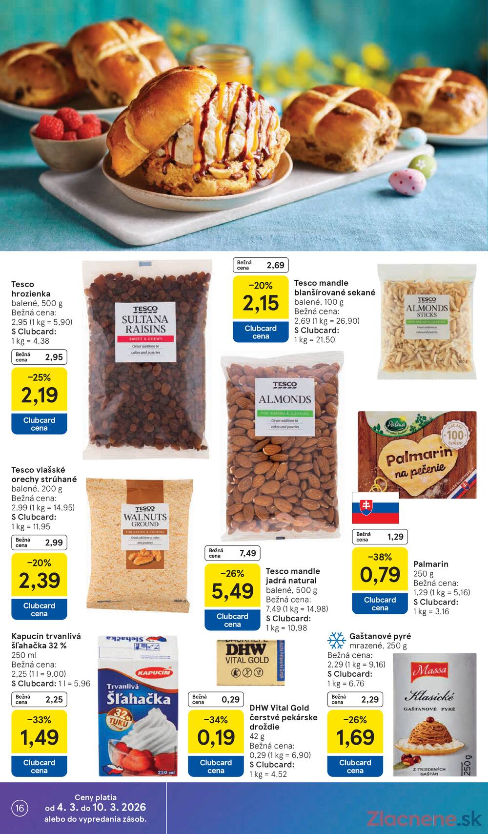 Tesco supermarkety od 4.3. do 10.3.2026