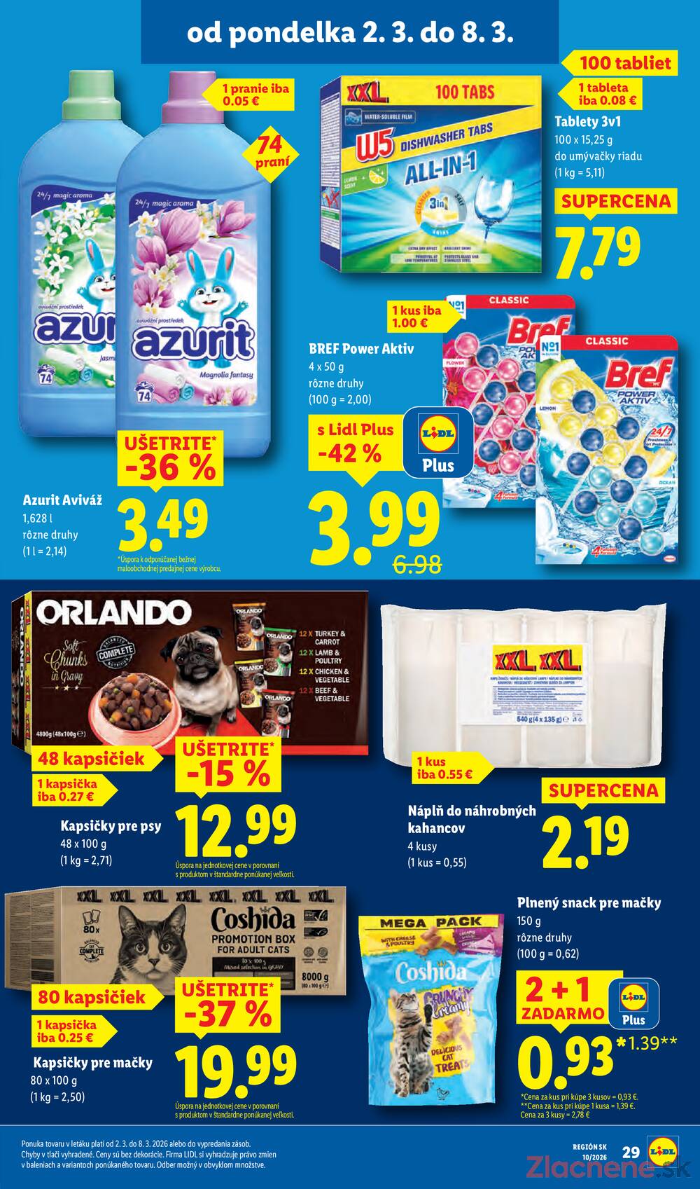 Lidl Pondělok 2.3. - 8.3.