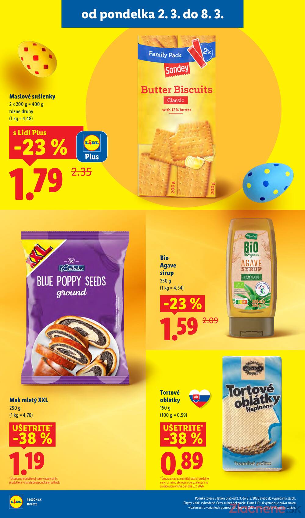 Lidl Pondělok 2.3. - 8.3.