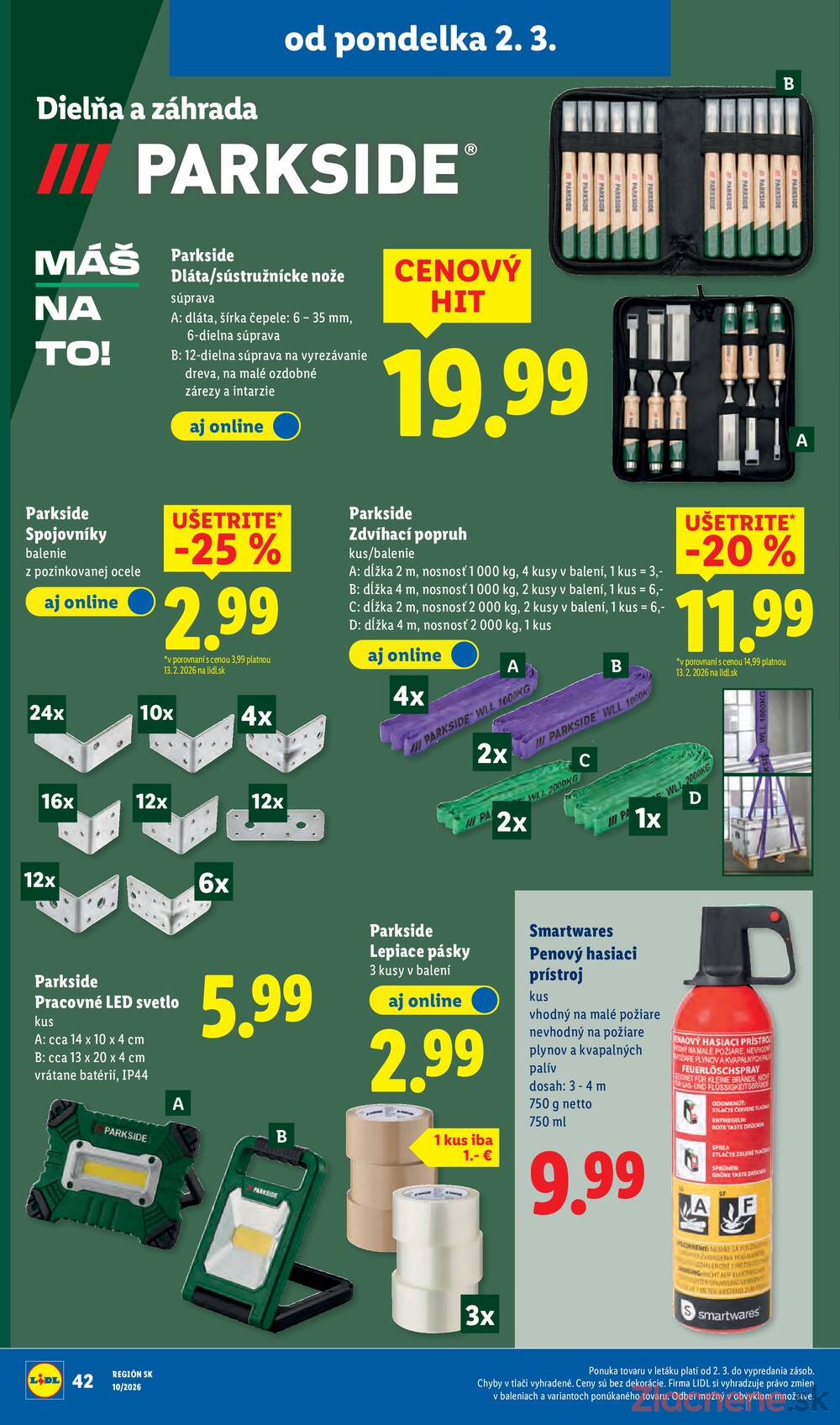 Lidl Pondělok 2.3. - 8.3.