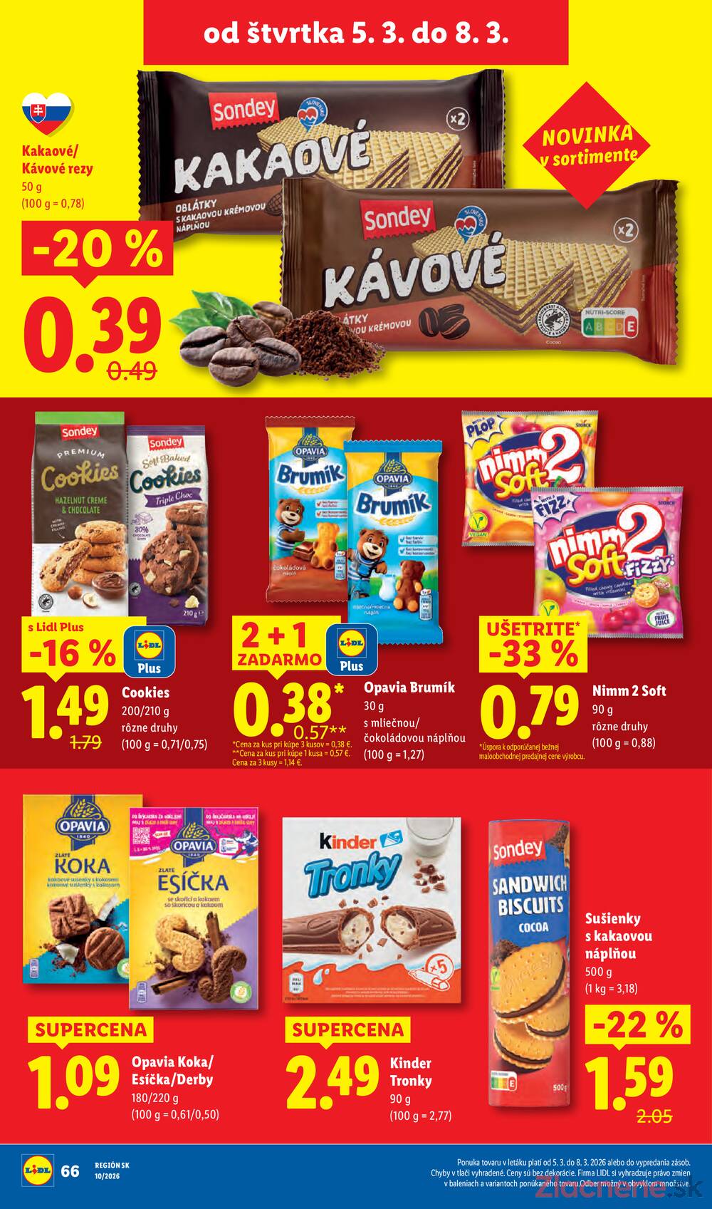 Lidl Pondělok 2.3. - 8.3.