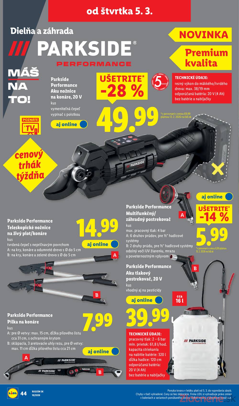 Lidl Pondělok 2.3. - 8.3.