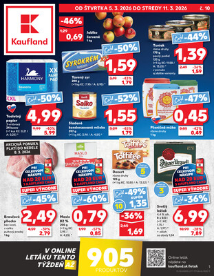 Leták Kaufland 5.3. - 11.3. - Kaufland Trnava