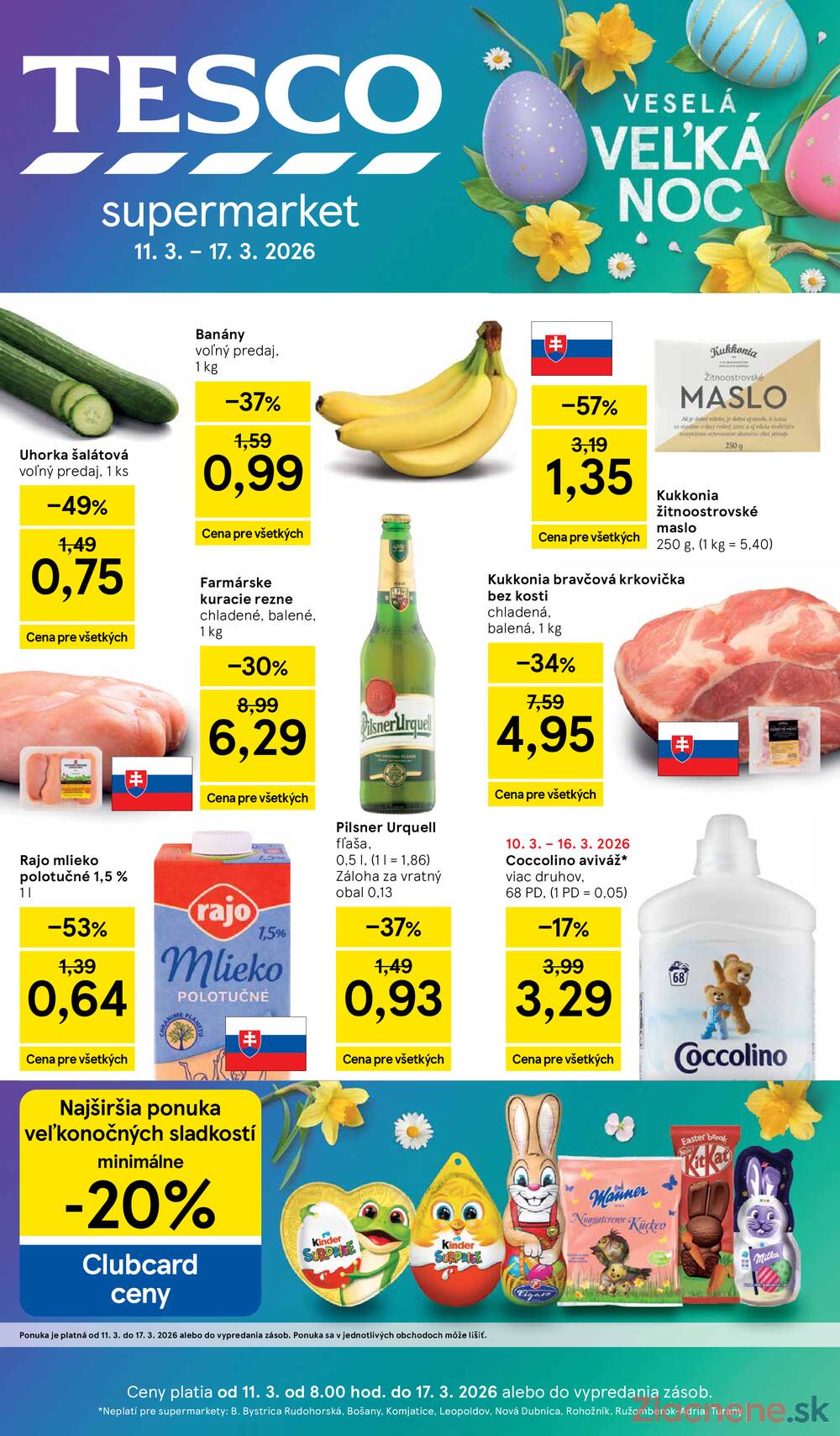 Tesco supermarkety od 11.3. do 17.3.2026