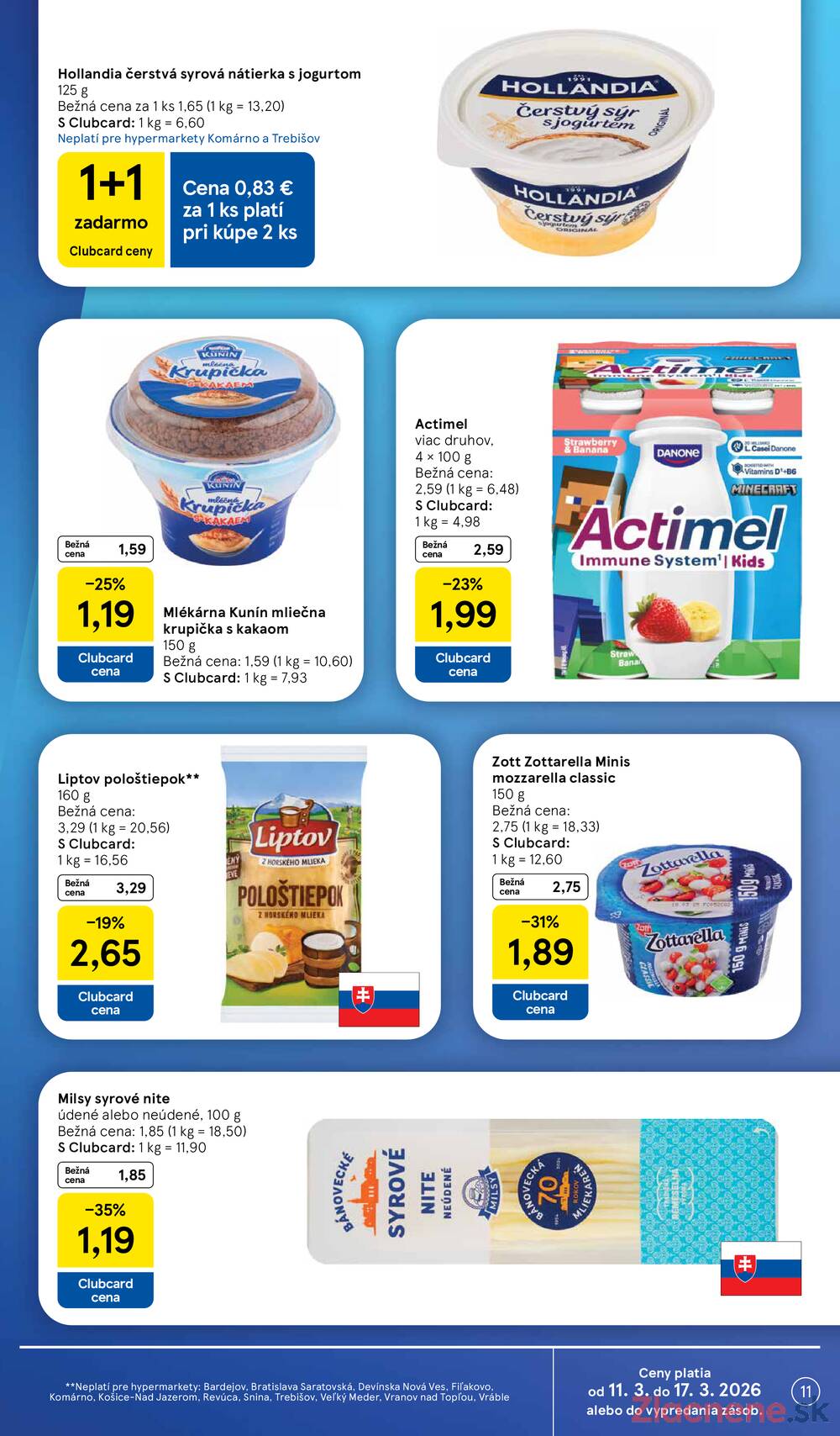 Leták Tesco - Tesco malé hypermarkety 11.3. - 17.3. - strana 11