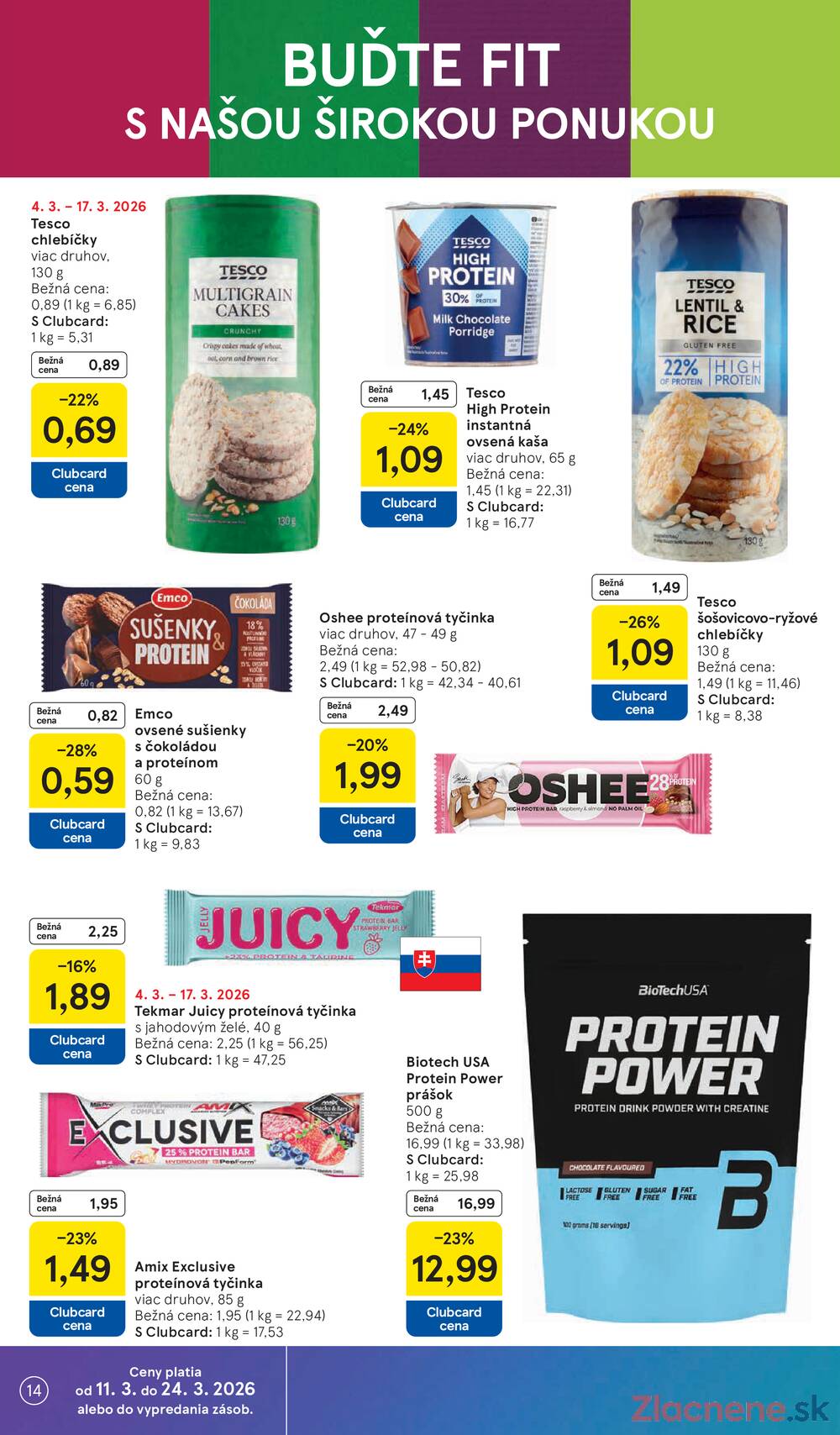 Leták Tesco - Tesco malé hypermarkety 11.3. - 17.3. - strana 14