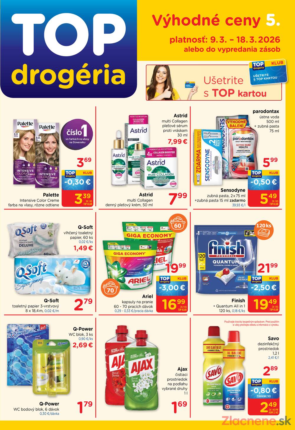 Leták TOP drogerie - TOP drogerie do 18.3. - strana 1