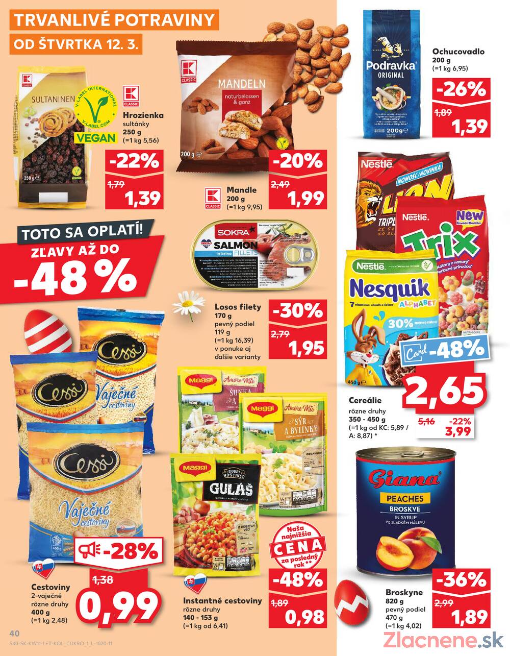 Leták Kaufland - Kaufland 12.3. - 18.3. - Kaufland Rožňava - strana 40