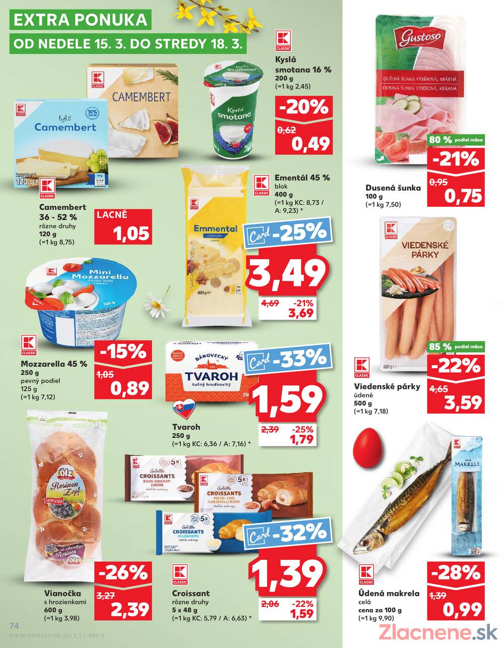 Leták Kaufland - Kaufland 12.3. - 18.3. - Kaufland Dunajská Streda - strana 74